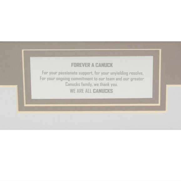 Framed 'Forever A Canuck' Marcus Naslund Print- Authentic Vancouver Canucks RARE - Picture 4 of 6
